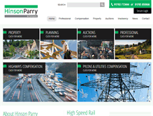 Tablet Screenshot of hinsonparry.co.uk